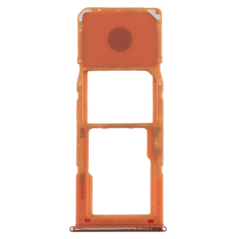 For Galaxy A20 A30 A50 SIM Card Tray + Micro SD Card Tray (Black)