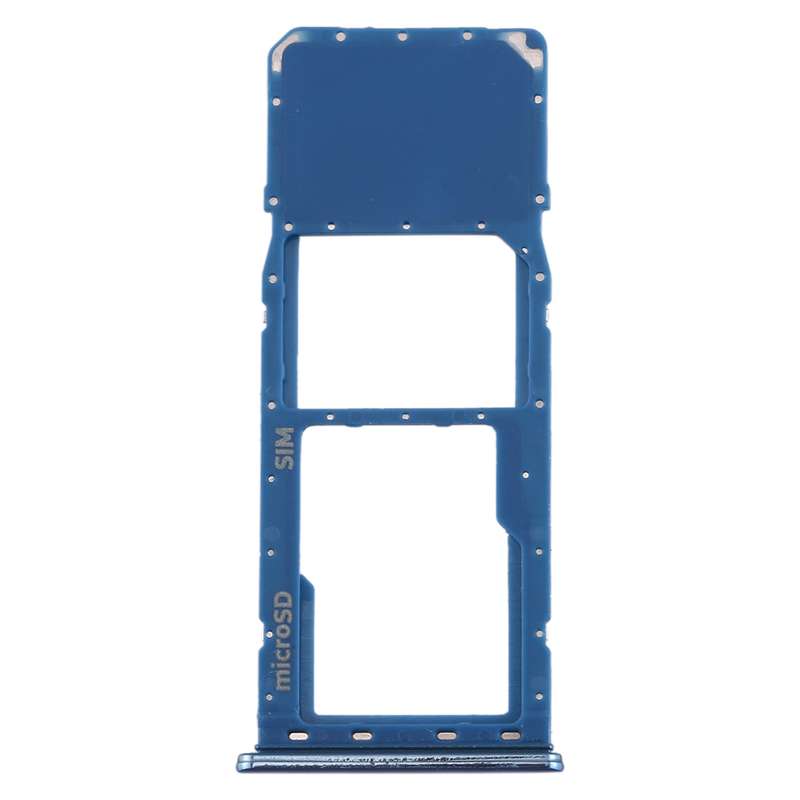 For Galaxy A20 A30 A50 SIM Card Tray + Micro SD Card Tray (Black)