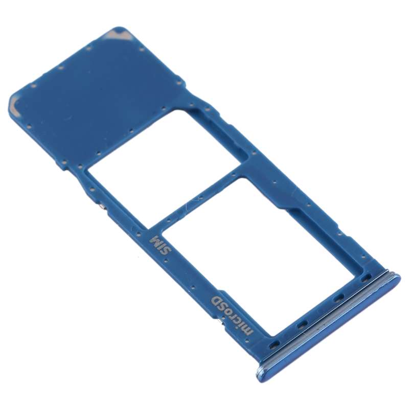 For Galaxy A20 A30 A50 SIM Card Tray + Micro SD Card Tray (Black)