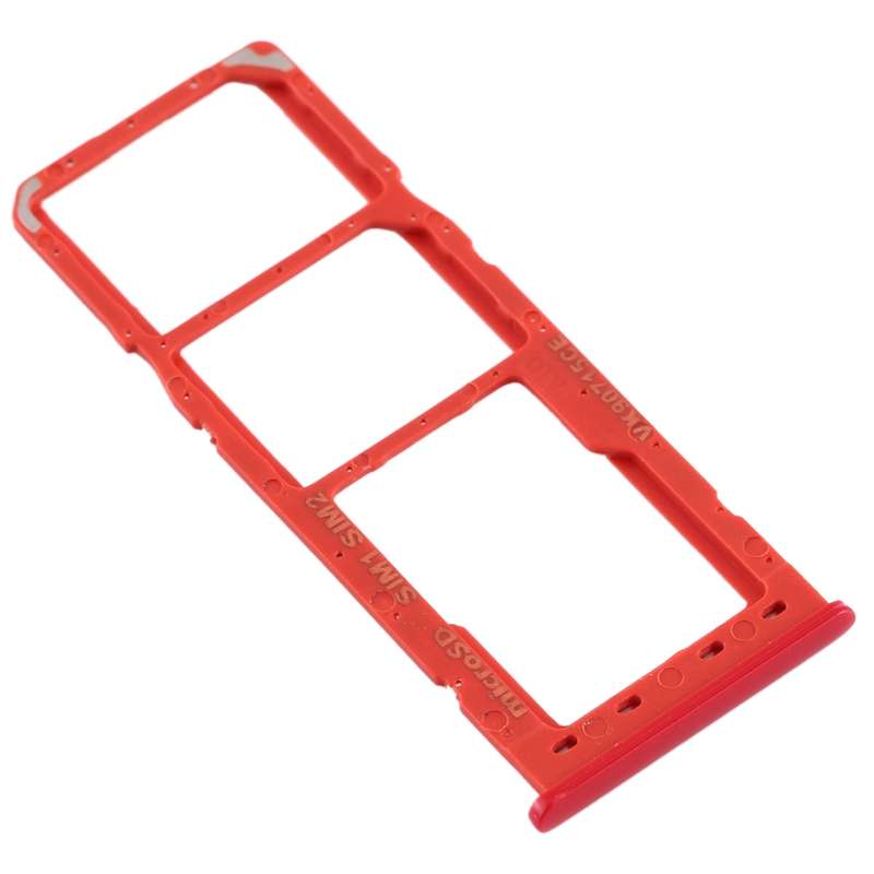 For Galaxy A10 SIM Card Tray + SIM Card Tray + Micro SD Card Tray (Blue)