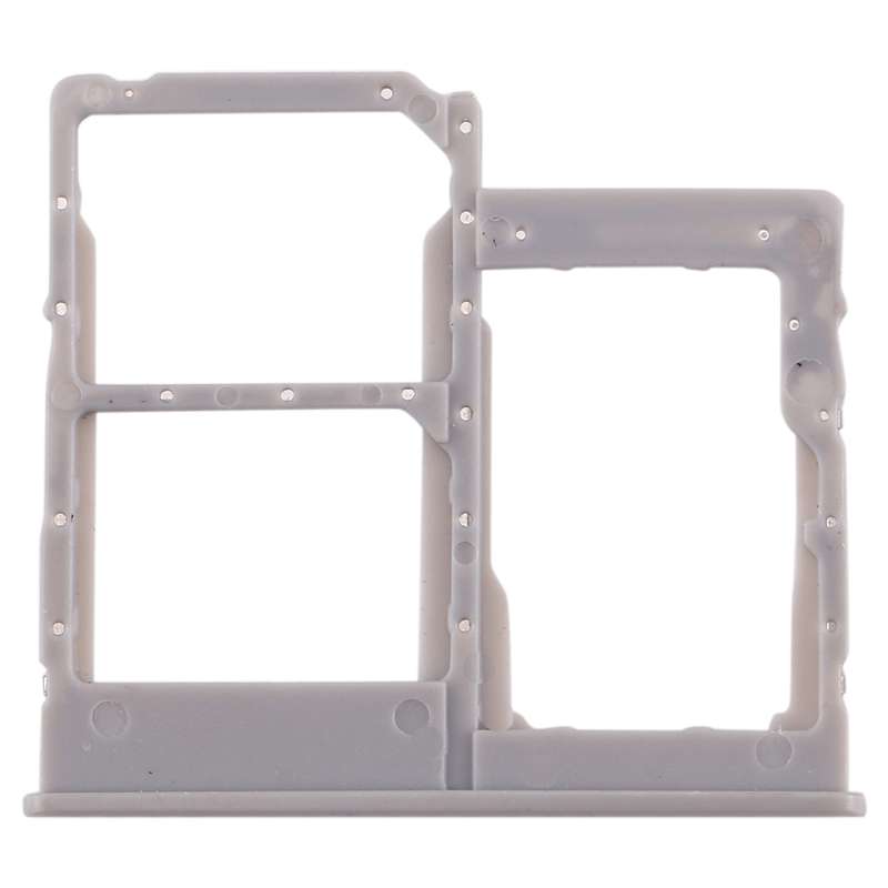For Galaxy A40 SIM Card Tray + SIM Card Tray + Micro SD Card Tray (Blue)