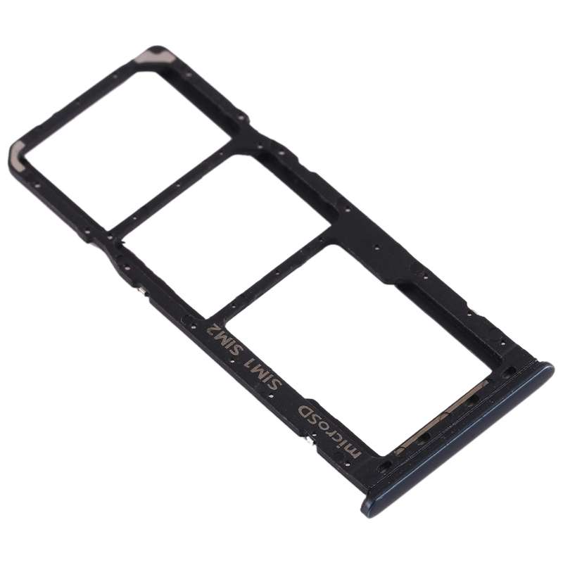 For Galaxy A20 A30 A50 SIM Card Tray + SIM Card Tray + Micro SD Card Tray (Grey)