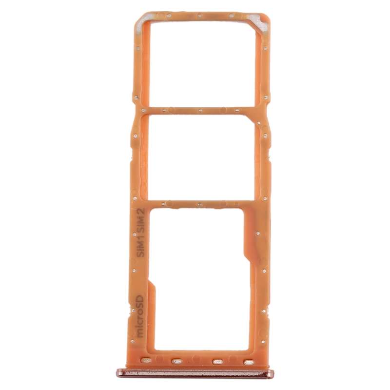 For Galaxy A20 A30 A50 SIM Card Tray + SIM Card Tray + Micro SD Card Tray (Grey)