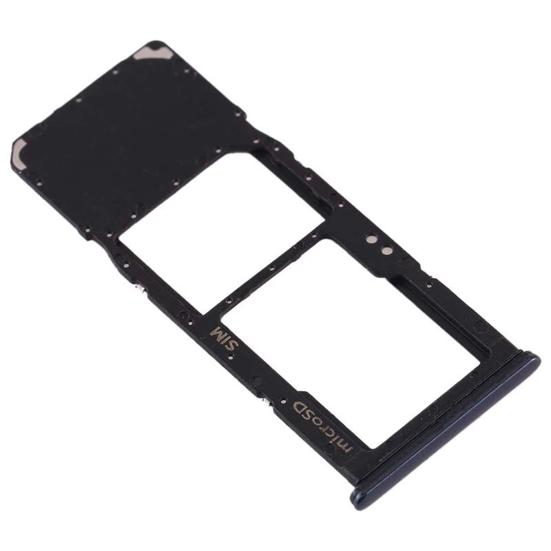 For Galaxy A70 SIM Card Tray + Micro SD Card Tray (Blue)