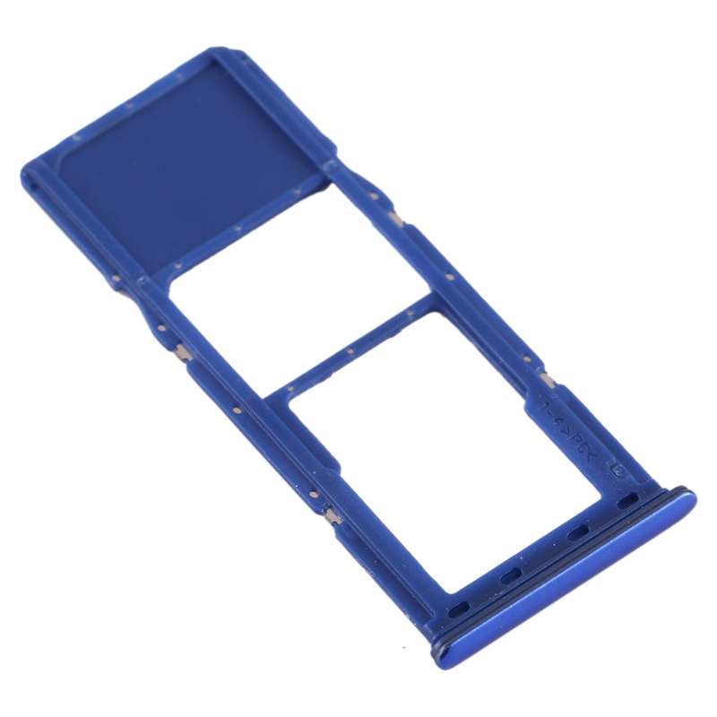 For Galaxy A70 SIM Card Tray + Micro SD Card Tray (Blue)