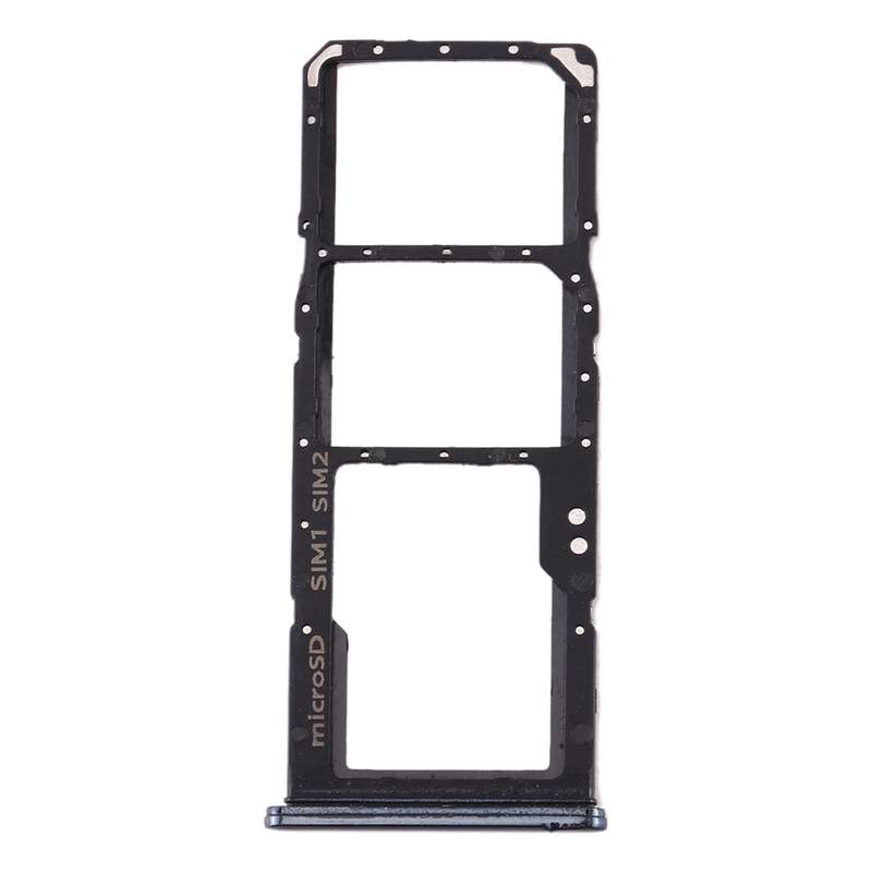 For Galaxy A70 SIM Card Tray + SIM Card Tray + Micro SD Card Tray (Blue)