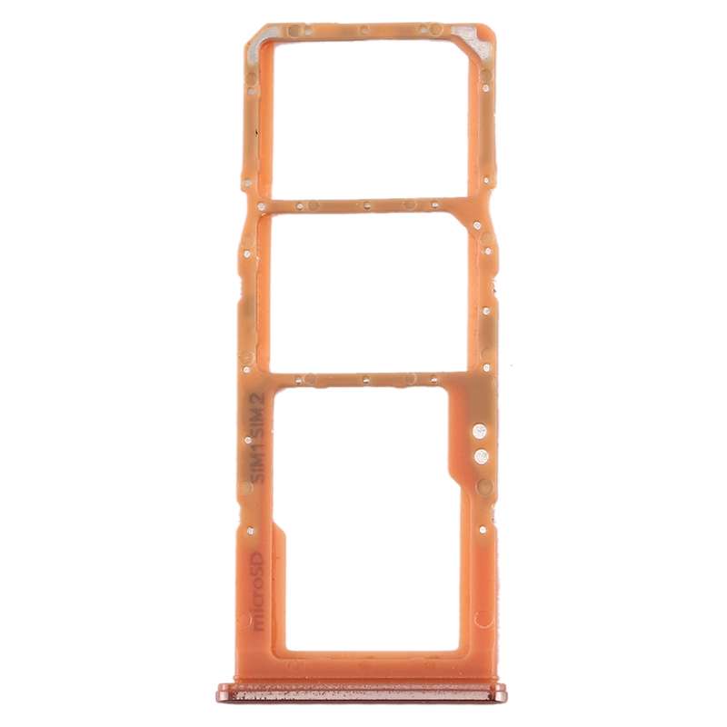For Galaxy A70 SIM Card Tray + SIM Card Tray + Micro SD Card Tray (Blue)