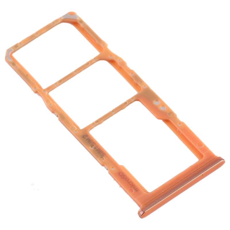 For Galaxy A70 SIM Card Tray + SIM Card Tray + Micro SD Card Tray (Blue)