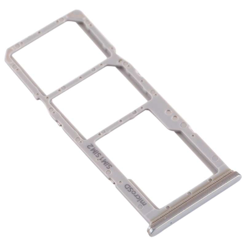 For Galaxy A70 SIM Card Tray + SIM Card Tray + Micro SD Card Tray (Blue)