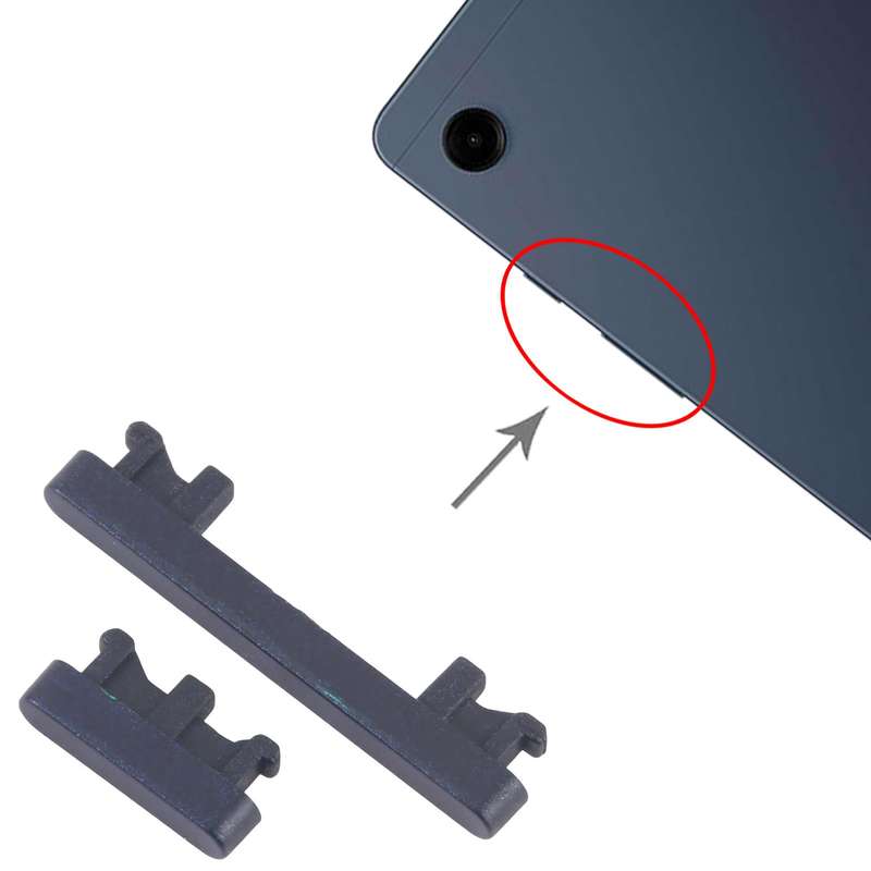 For Samsung Galaxy Tab A9 SM-X110/X115 Power Button and Volume Control Button (Silver)