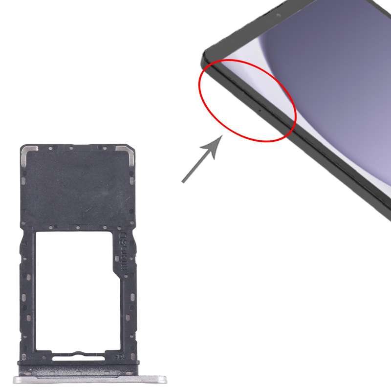 For Samsung Galaxy Tab A9 SM-X110 Micro SD Card Tray (Grey)