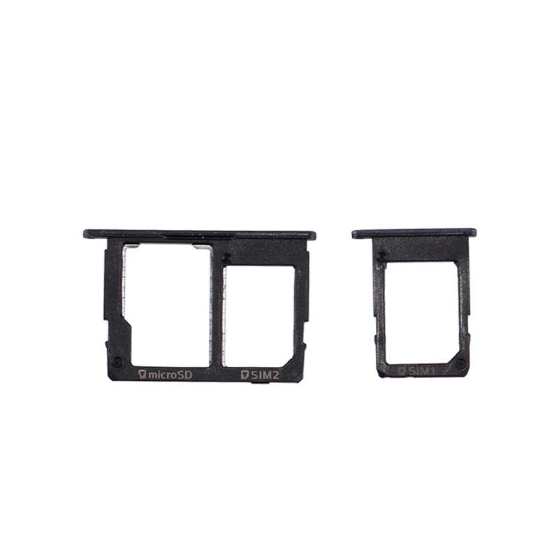 For Galaxy J5 Prime / G570 & J7 Prime / G610 SIM Card Tray + Micro SD & SIM Card Tray (Gold)