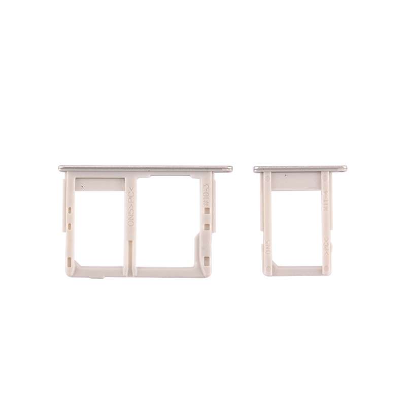 For Galaxy J5 Prime / G570 & J7 Prime / G610 SIM Card Tray + Micro SD & SIM Card Tray (Gold)