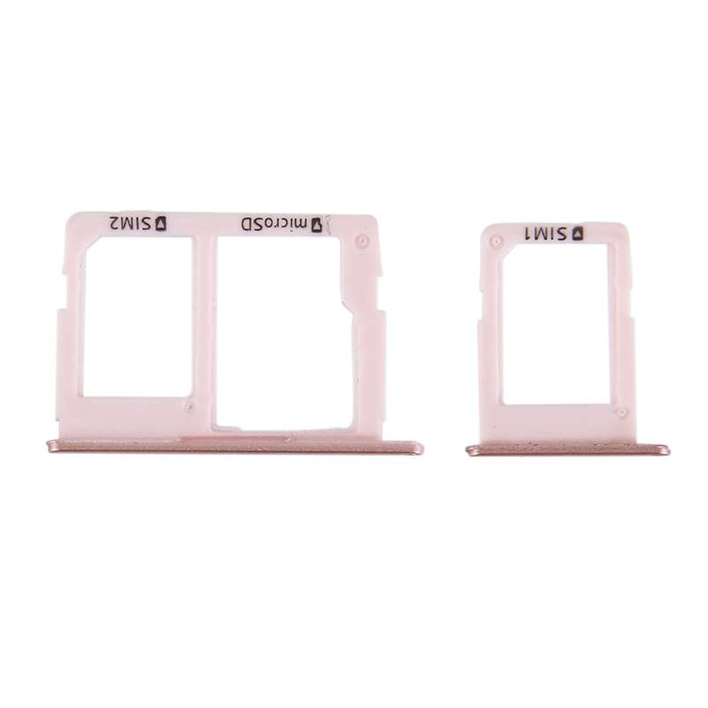 For Galaxy J5 Prime / G570 & J7 Prime / G610 SIM Card Tray + Micro SD & SIM Card Tray (Gold)