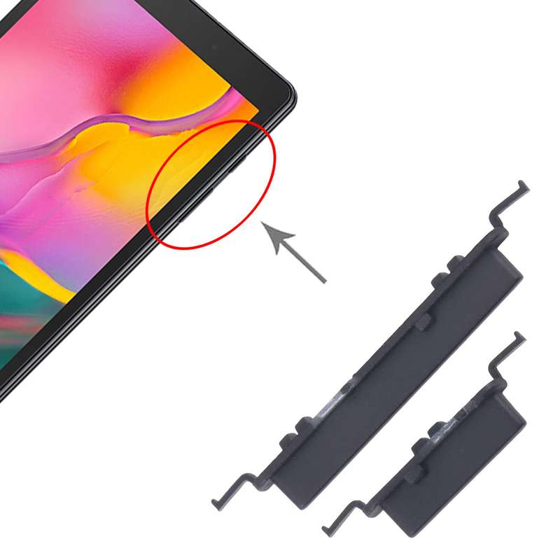 For Samsung Galaxy Tab A 8.0 SM-T380/T385 Original Power Button and Volume Control Button (Black)
