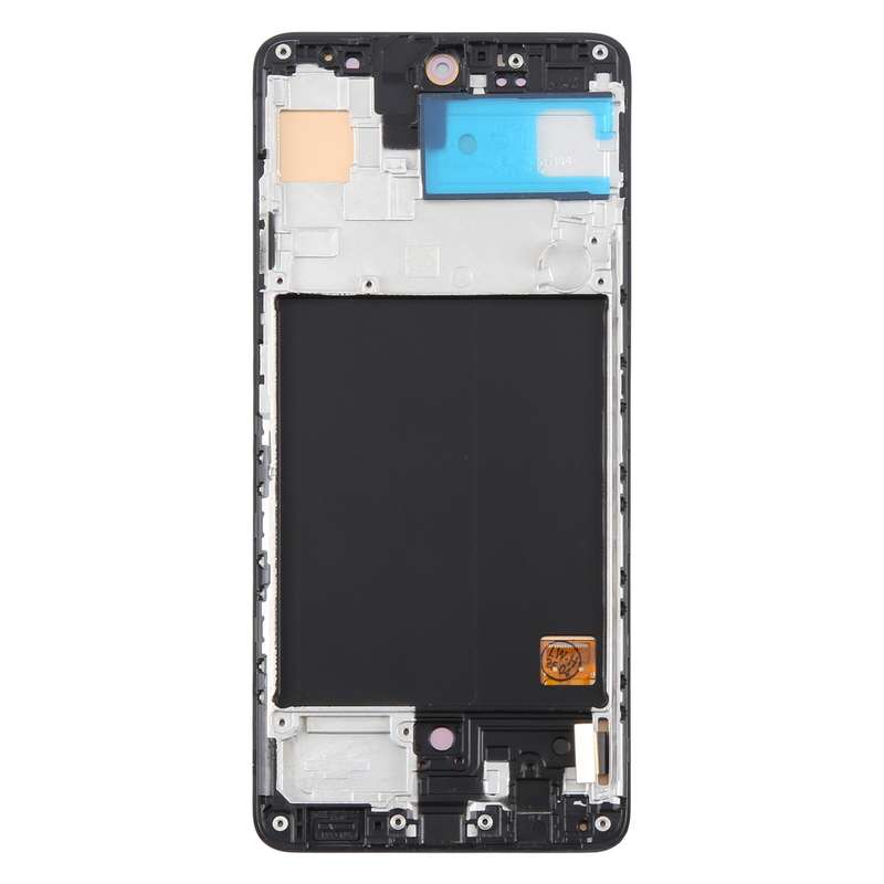 For Samsung Galaxy A51 4G SM-A515F 6.43 inch OLED LCD Screen Digitizer Full Assembly with Frame (Bla