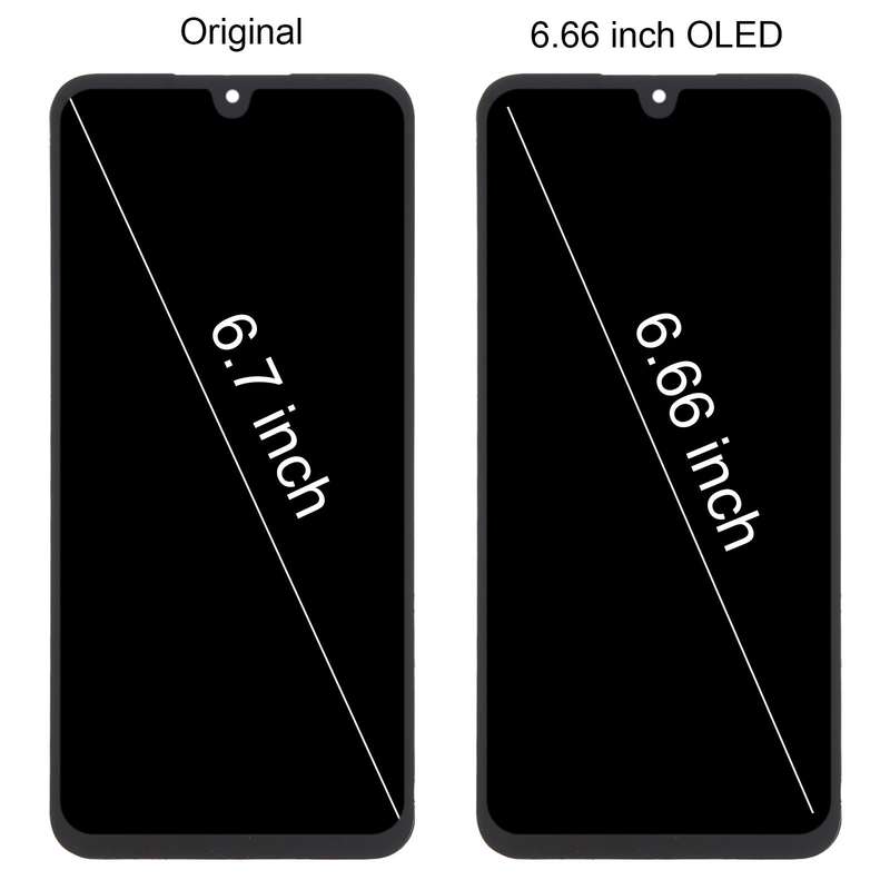For Samsung Galaxy A16 4G SM-A165F 6.66 inch OLED LCD Screen Digitizer Full Assembly with Frame