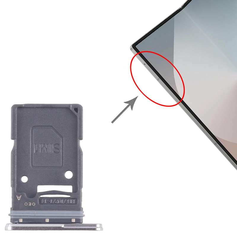 For Samsung Galaxy Z Fold7 SM-F966U US Version Original SIM Card Tray (Blue)