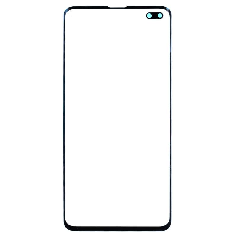 For Galaxy S10+ SM-G975F/DS, SM-G975U, SM-G975W Original Front Screen Outer Glass Lens (Black)