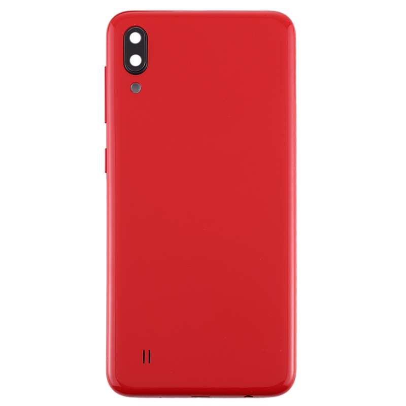For Galaxy M10 Battery Back Cover (Red)