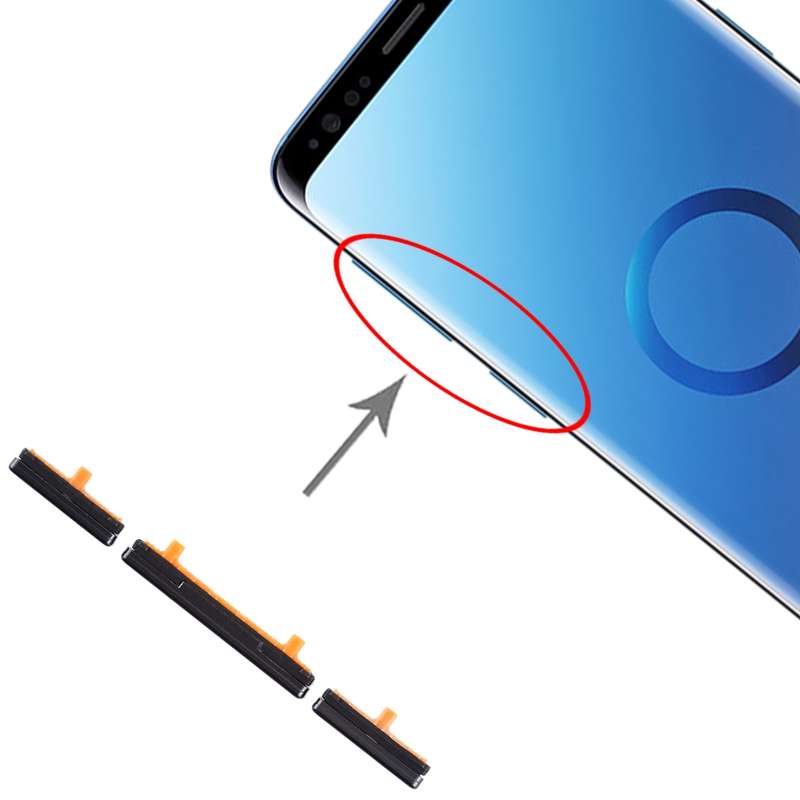 For Galaxy S9 / Galaxy S9+ 10 Set Side Keys(Blue)