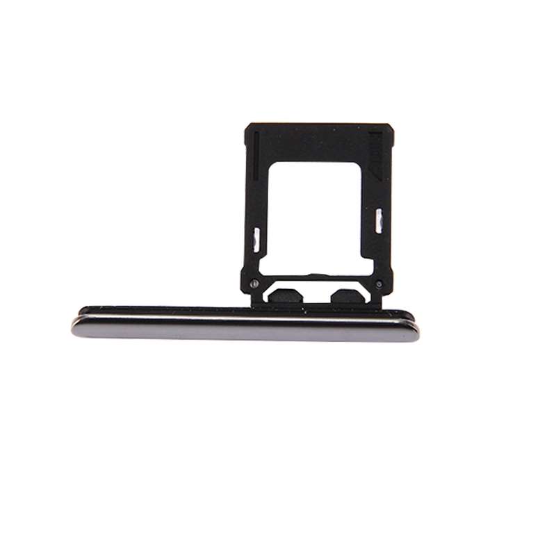 Micro SD / SIM Card Tray + Card Slot Port Dust Plug for Sony Xperia XZ Premium (Dual SIM Version)(Bl