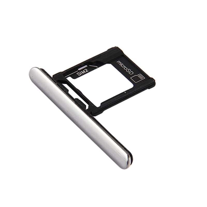 Micro SD / SIM Card Tray + Card Slot Port Dust Plug for Sony Xperia XZ Premium (Dual SIM Version)(Bl