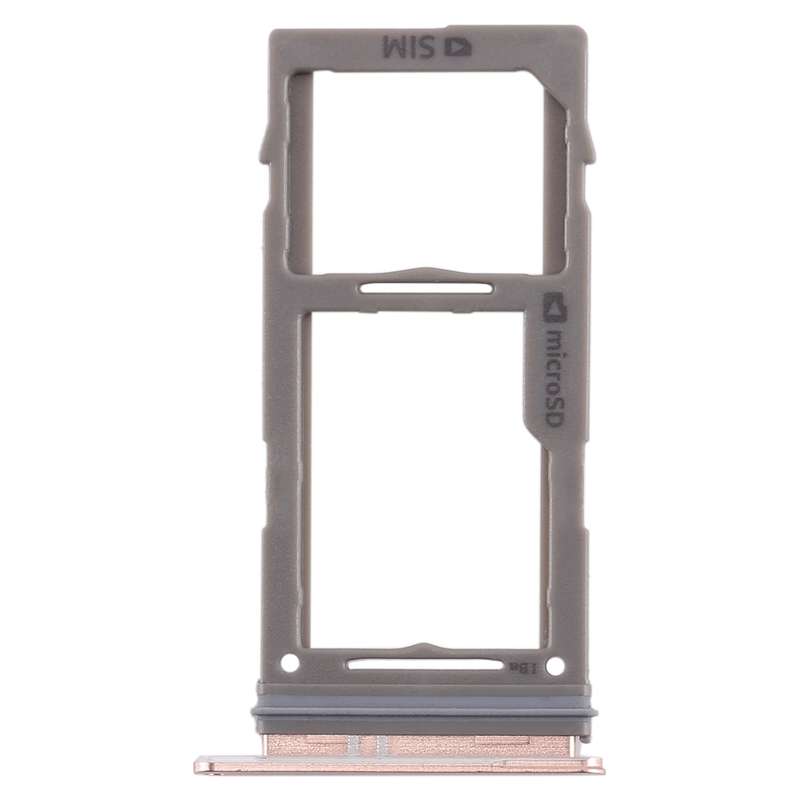 For Samsung Galaxy S10+ / S10 / S10e SIM Card Tray + Micro SD Card Tray (Rose Gold)