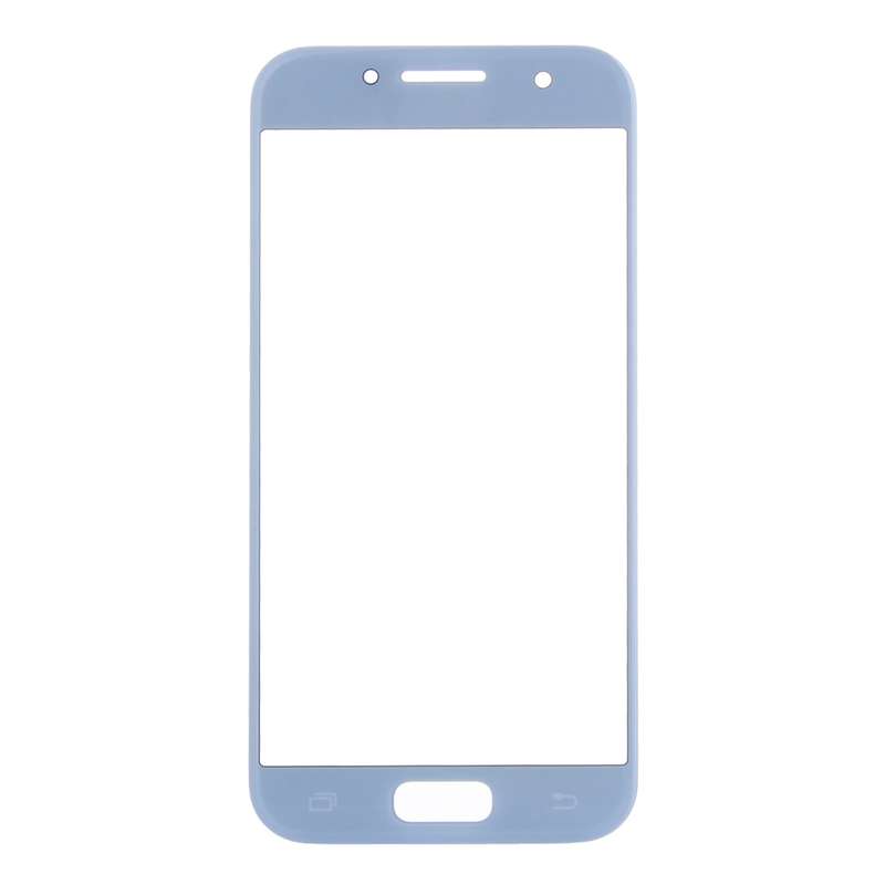 For Galaxy A5 (2017) / A520 Front Screen Outer Glass Lens (Blue)