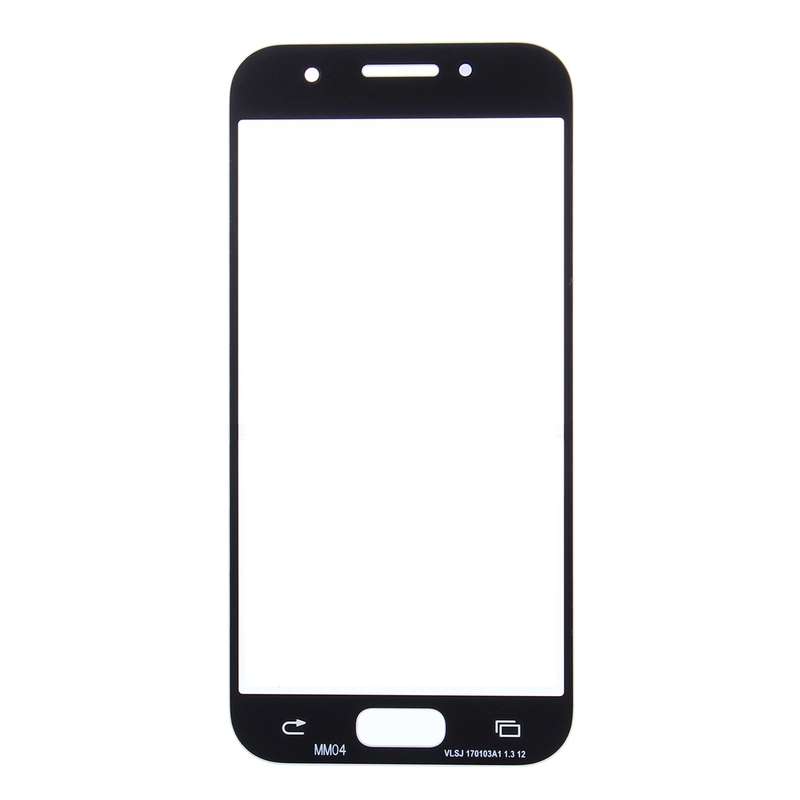 For Galaxy A5 (2017) / A520 Front Screen Outer Glass Lens (Blue)