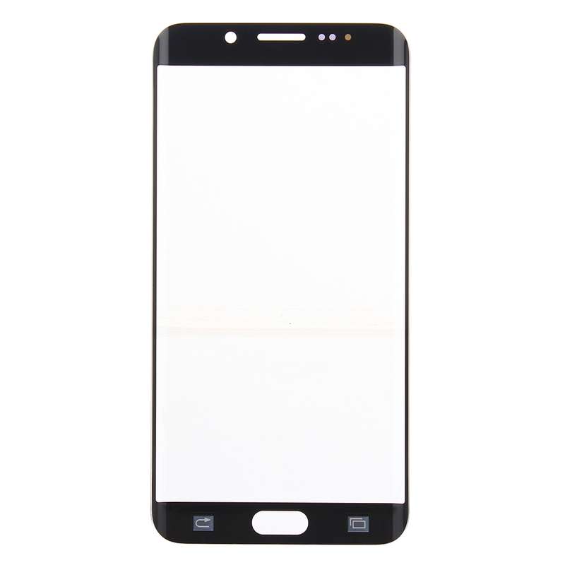 For Galaxy S6 Edge+ / G928 Front Screen Outer Glass Lens (Gold)