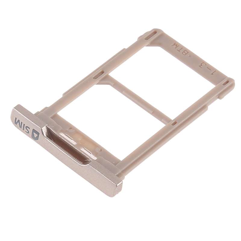 For Galaxy Tab A 7.0 (2016) SM-T285 SIM Card Tray + SIM Card Tray (Gold)