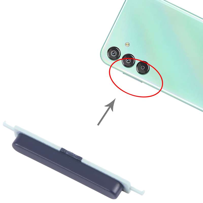 For Samsung Galaxy F15 5G SM-E156B 10pcs Original Power Button and Volume Control Button (Black)