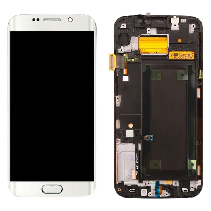Original Super AMOLED LCD Screen For Samsung Galaxy S6 Edge SM-G925F Digitizer Full Assembly with Fr