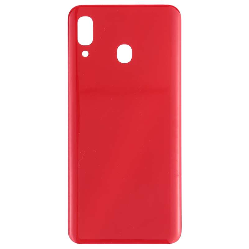 For Galaxy A30 SM-A305F/DS, A305FN/DS, A305G/DS, A305GN/DS Battery Back Cover (Red)