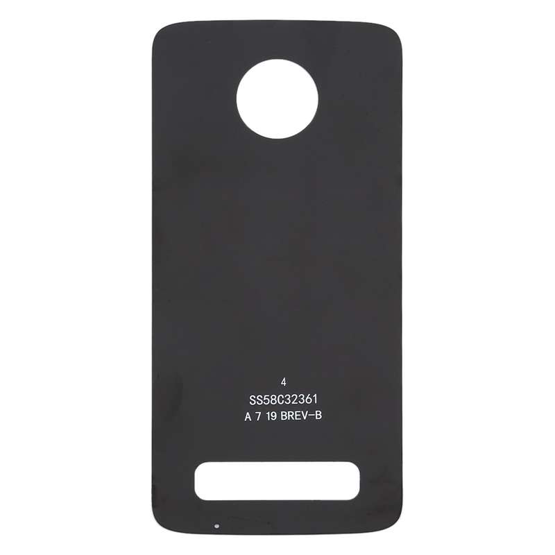 Battery Back Cover for Motorola Moto Z3 / XT1929(Black)