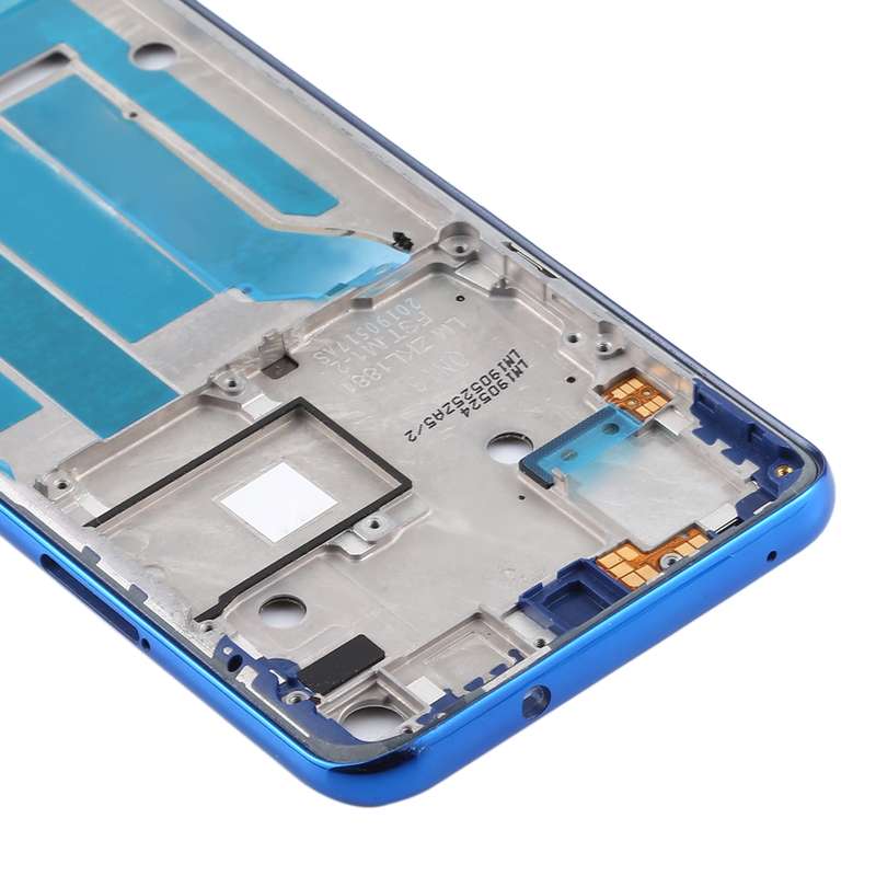 Front Housing LCD Frame Bezel Plate for Motorola Moto One Vision(Black)