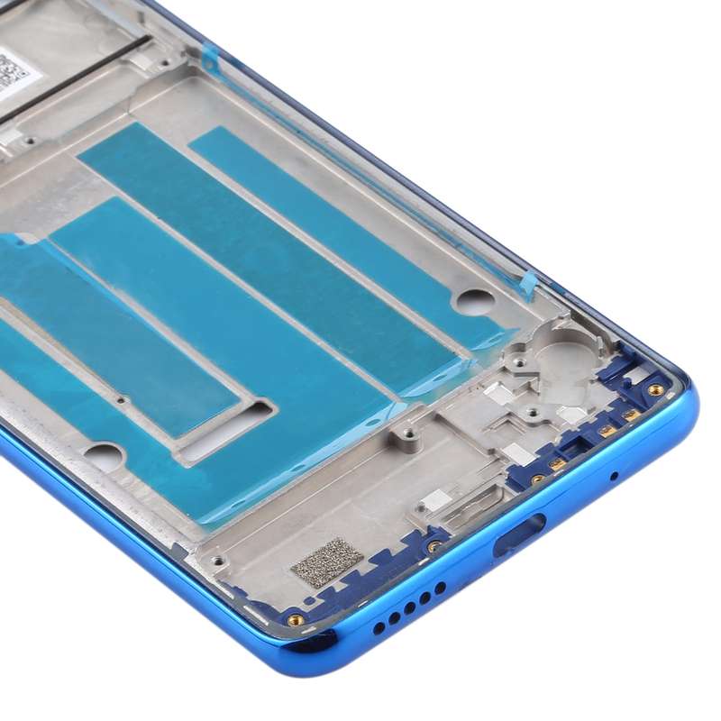 Front Housing LCD Frame Bezel Plate for Motorola Moto One Vision(Black)