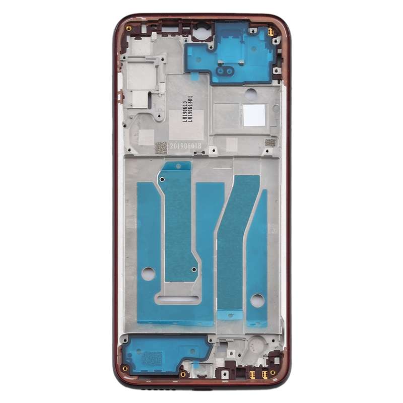 Front Housing LCD Frame Bezel Plate for Motorola Moto G8 Plus(Black)