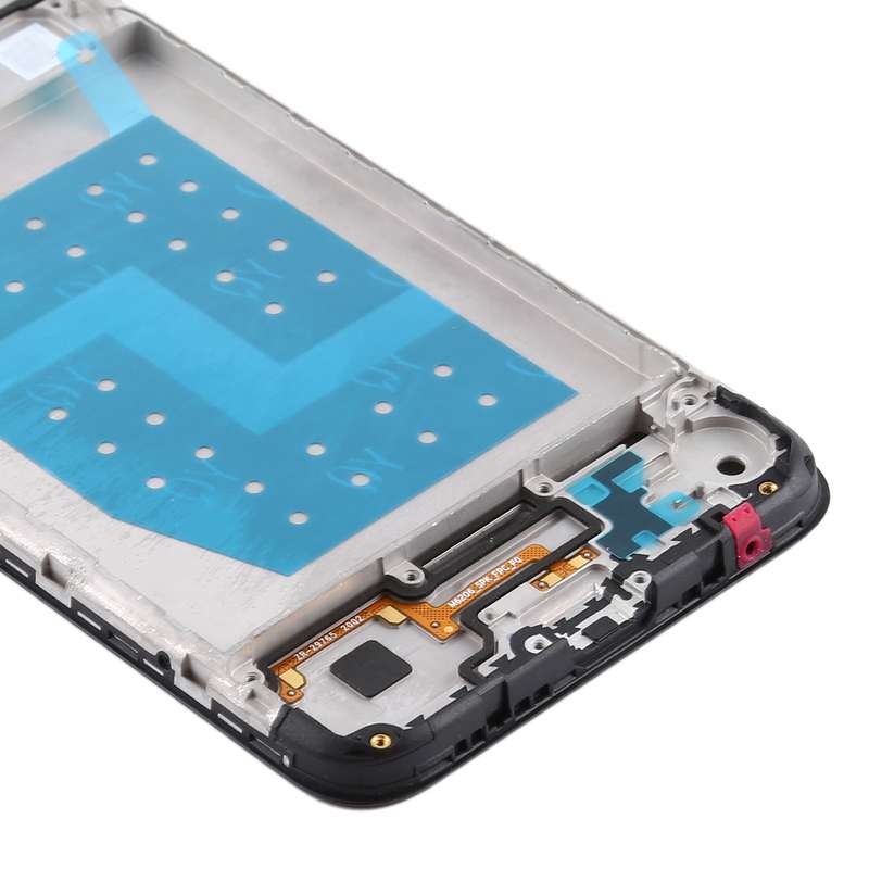 Front Housing LCD Frame Bezel Plate for Motorola Moto E6 Play (Black)