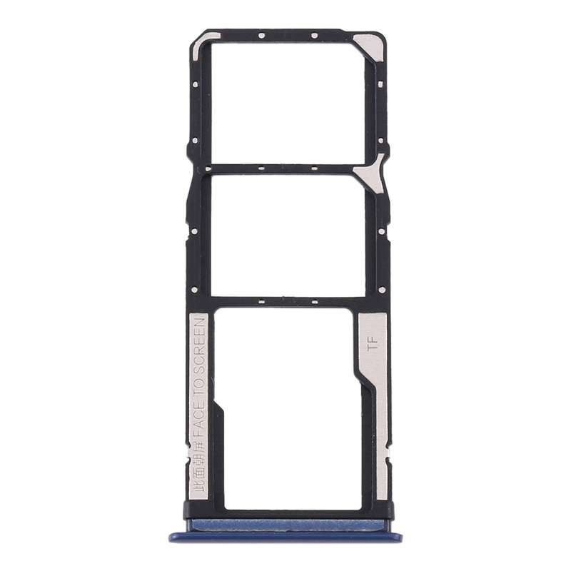 SIM Card Tray + SIM Card Tray + Micro SD Card Tray for Xiaomi Redmi 10X 4G / Redmi Note 9(White)