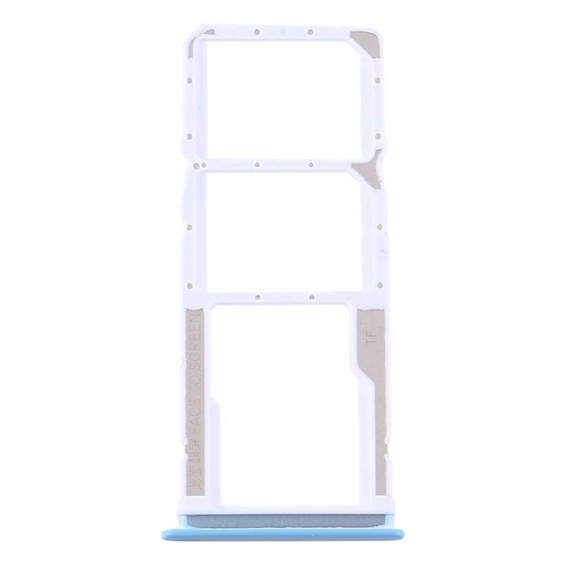 SIM Card Tray + SIM Card Tray + Micro SD Card Tray for Xiaomi Redmi 10X 4G / Redmi Note 9(White)