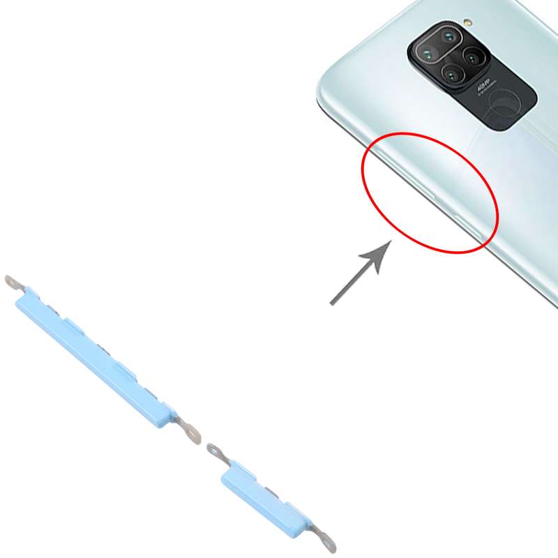 Power Button and Volume Control Button for Xiaomi Redmi Note 9/Redmi 10X 4G(Blue)