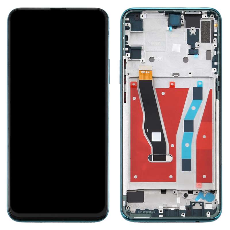 LCD Screen and Digitizer Full Assembly with Frame for Huawei Y9 Prime (2019)(Blue)