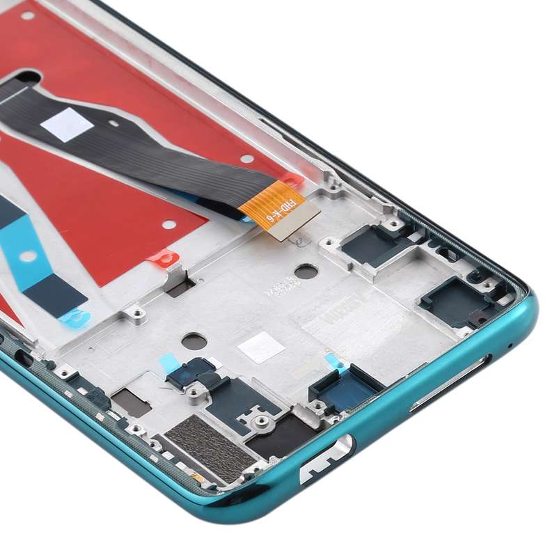 LCD Screen and Digitizer Full Assembly with Frame for Huawei Y9 Prime (2019)(Blue)