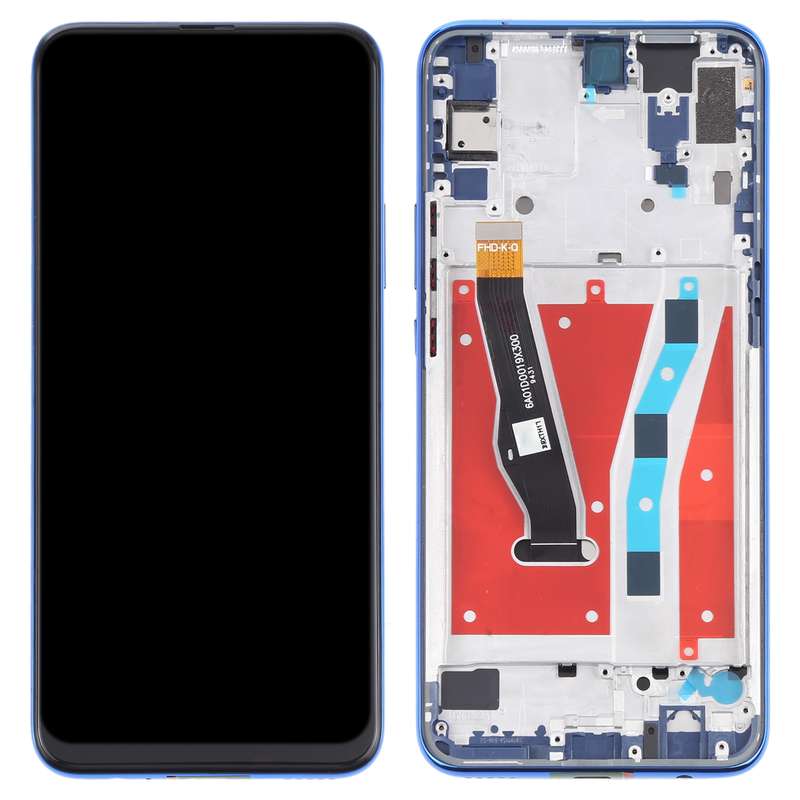 LCD Screen and Digitizer Full Assembly with Frame for Huawei Y9 Prime (2019)(Blue)