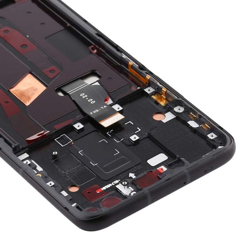 OEM LCD Screen for Huawei Nova 6 4G Digitizer Full Assembly with Frame(Black)
