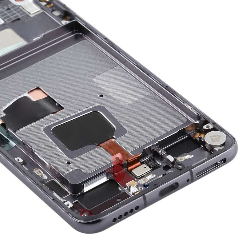 Original OLED LCD Screen for Huawei P40 Digitizer Full Assembly with Frame(Black)