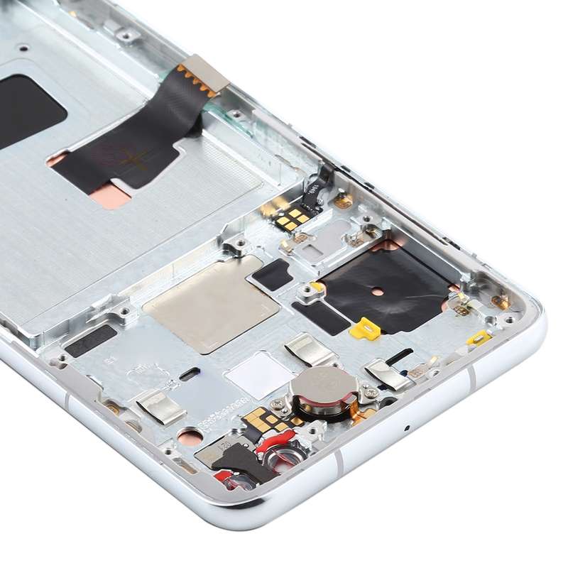 Original OLED LCD Screen for Huawei P40 Digitizer Full Assembly with Frame(Black)