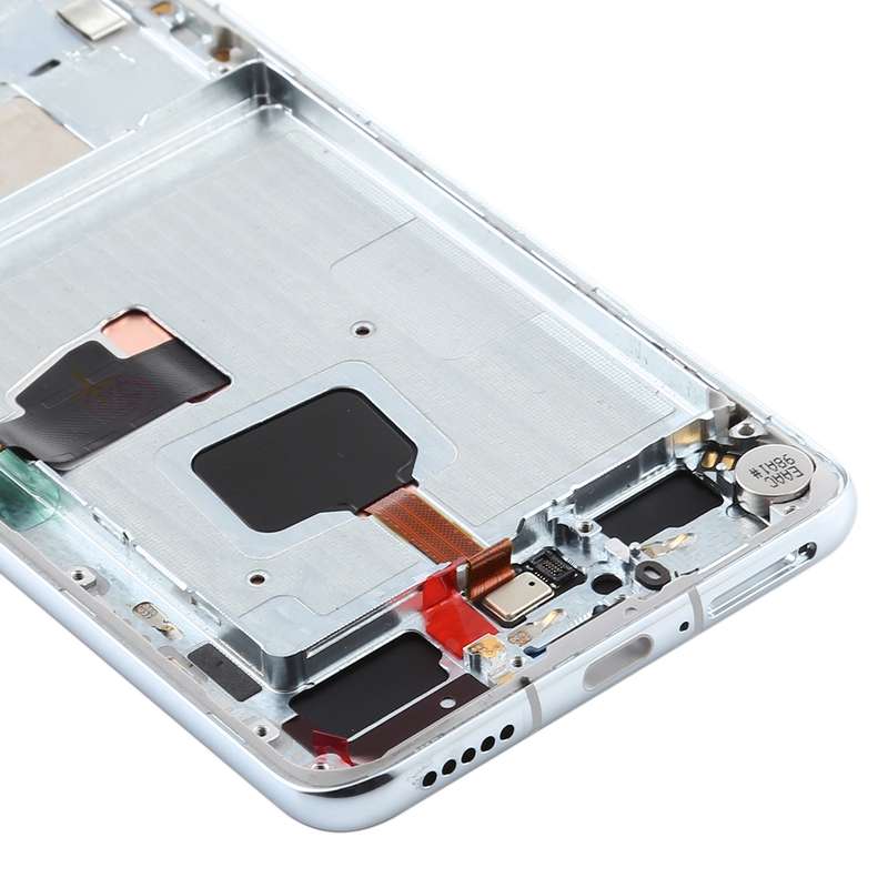 Original OLED LCD Screen for Huawei P40 Digitizer Full Assembly with Frame(Black)